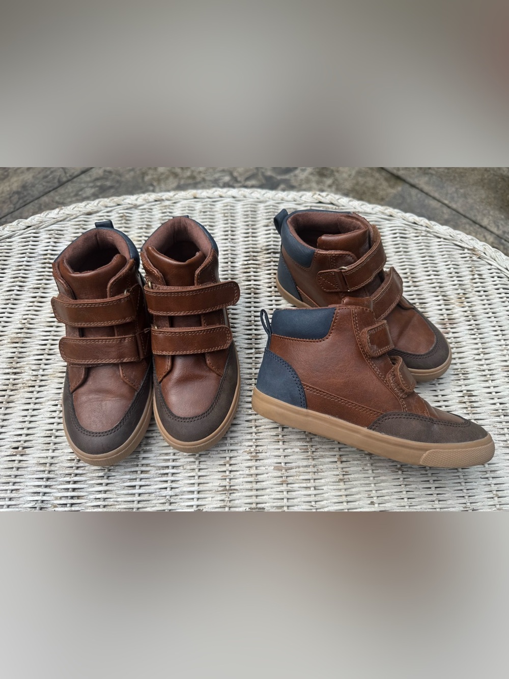 Toddler Boys' Xavier High Top Sneakers - Cat & Jack™ Cognac size 11 lot of two